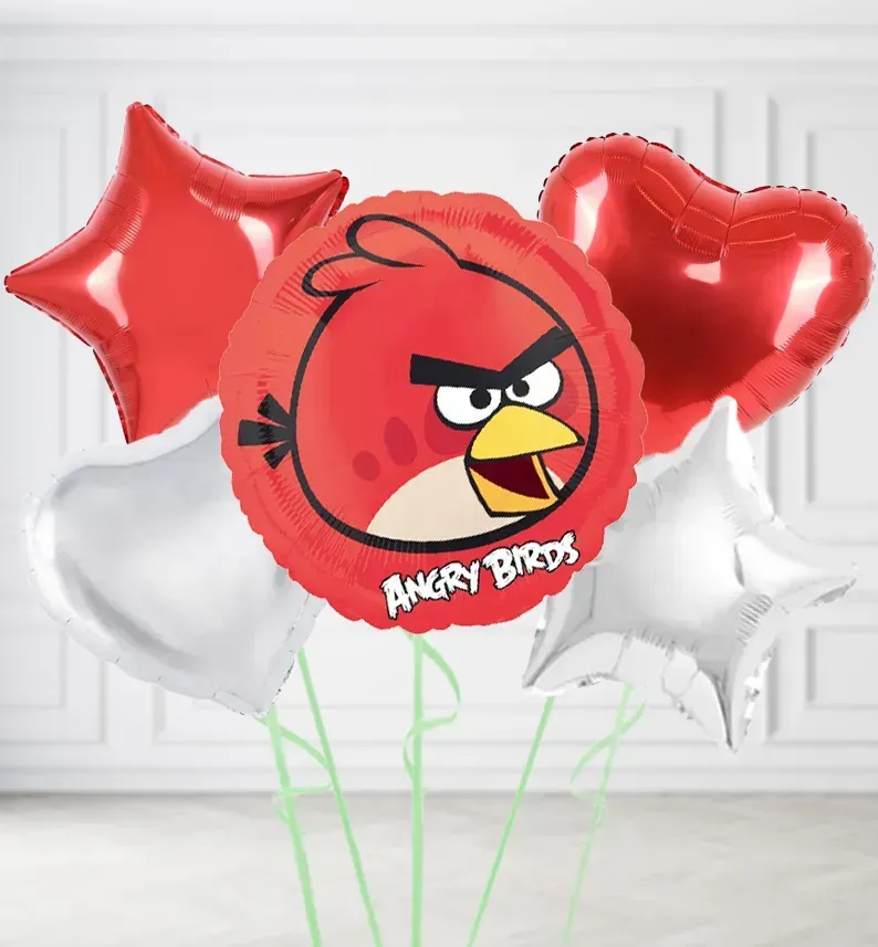 Red Angry Birds Balloons