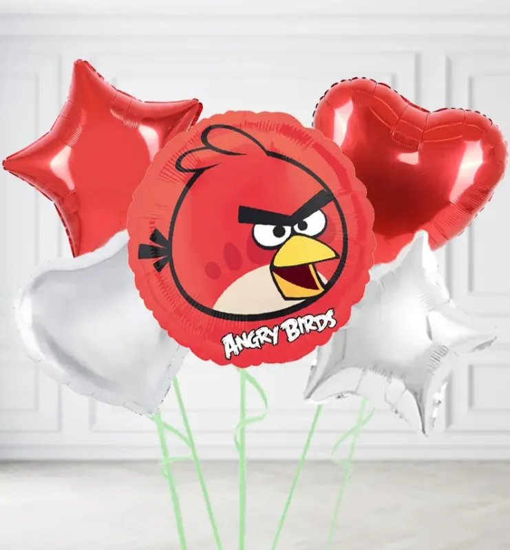 Red Angry Birds Balloons