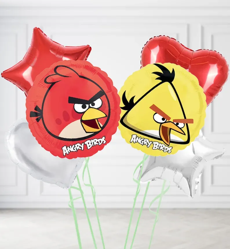 Red Angry Birds Balloons
