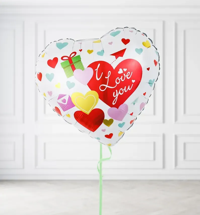 I Love You Hearts Balloons, Build a Helium Filled Bunch: No Extras