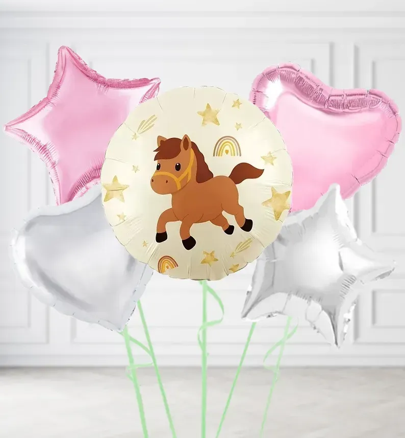 Pony Round Balloon