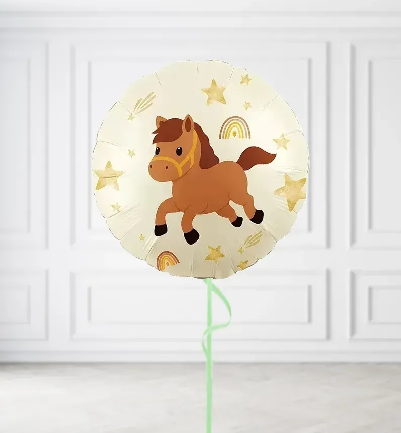 Pony Round Balloon Pony Round Balloon, Build a Helium Filled Bunch: No Extras, Build a Bouquet: No Extras