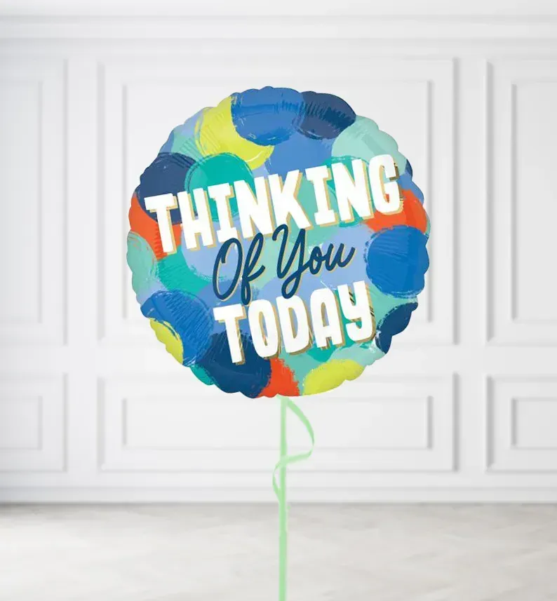 Thinking of You Today Round Balloons Thinking of You Today Round Balloons, Build a Helium Filled Bunch: No Extras