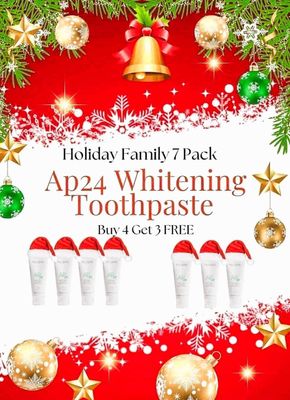 AP25 Whitening Toothpaste Family Holiday Pack