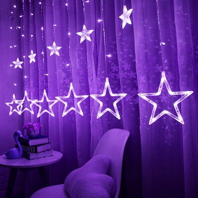 LED Star Curtain Lights