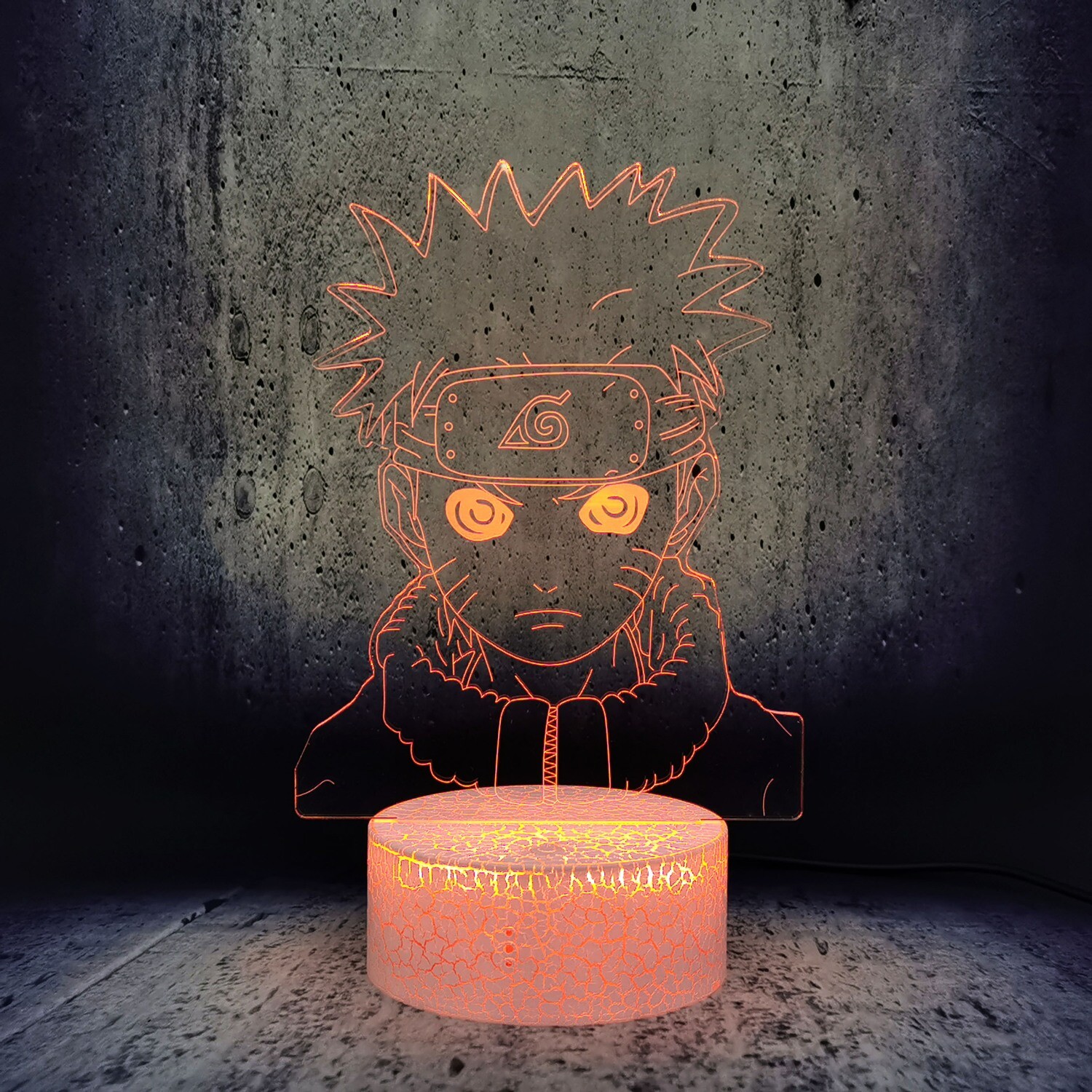 3D Naruto LED Light