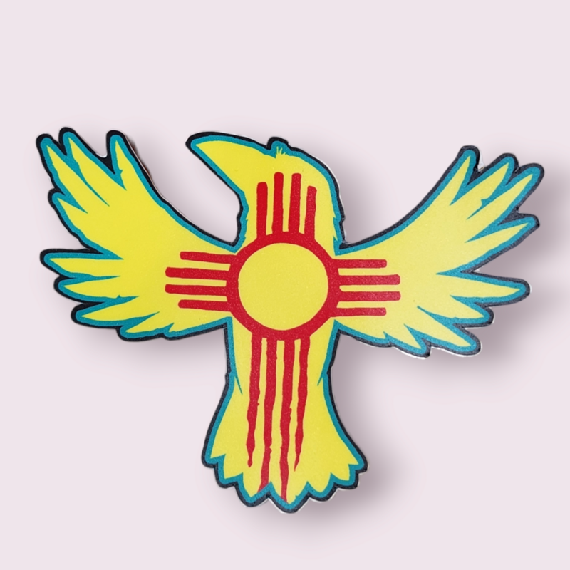 Zia Raven Sticker