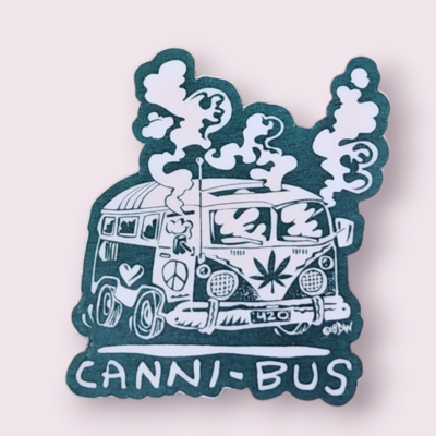 Canni-bus Sticker