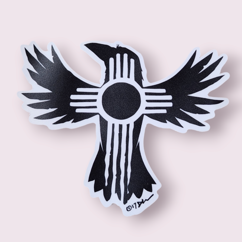 Zia Raven Sticker