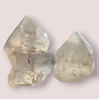 Quartz Crystal Polished Point - Large