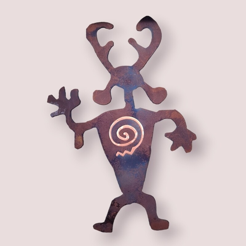 Moab Man Metal Wall Art
