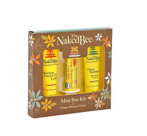 The Naked Bee Orange Blossom Honey Bee Hand &amp; Body Lotion, Lip Balm
