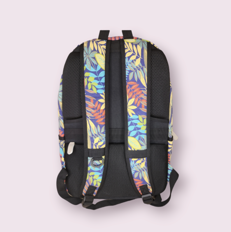 Floral Canvas Backpack