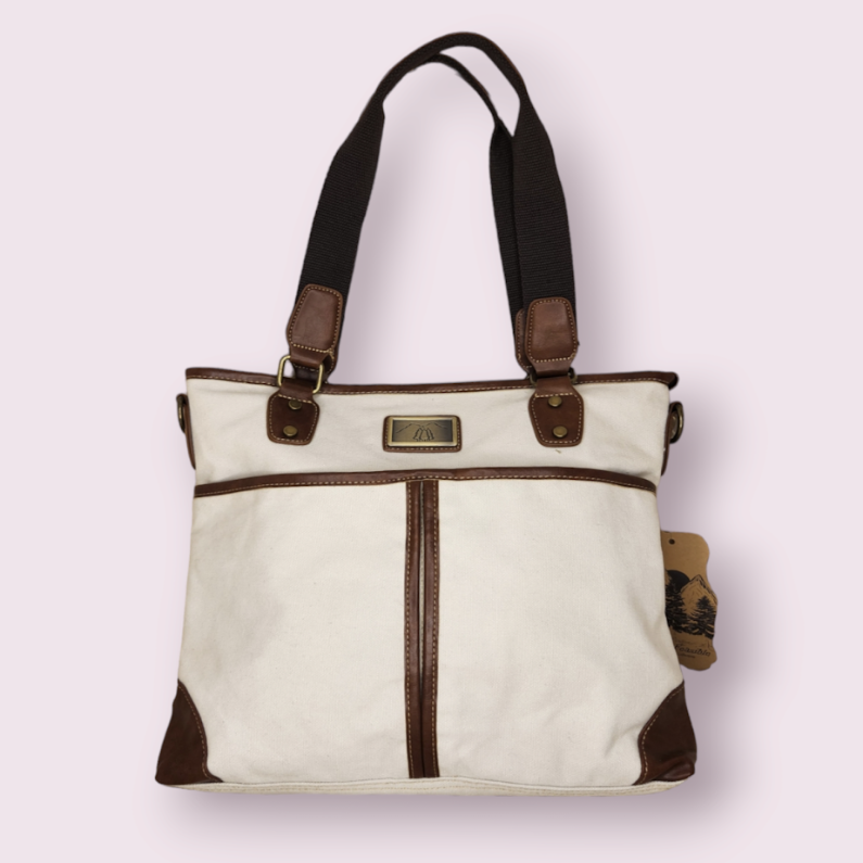 Tan Canvas Bag 16&quot;