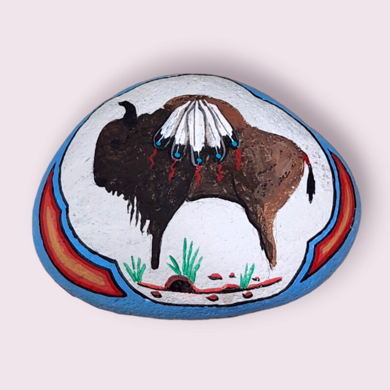 Buffalo | Pablo Painted Rock