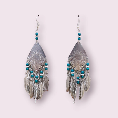 Sun Ray Splendor Silver Earrings