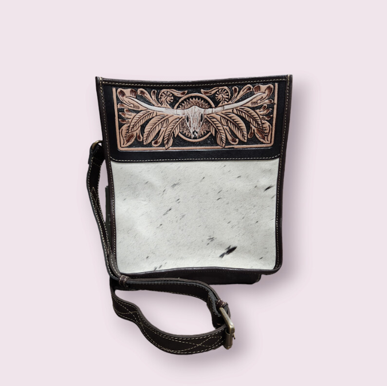 Spirit of the Heard Hand Tooled Bag