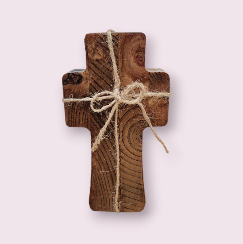 Small Painted Cross, name: Wood