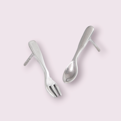 Spoon and Fork Earring