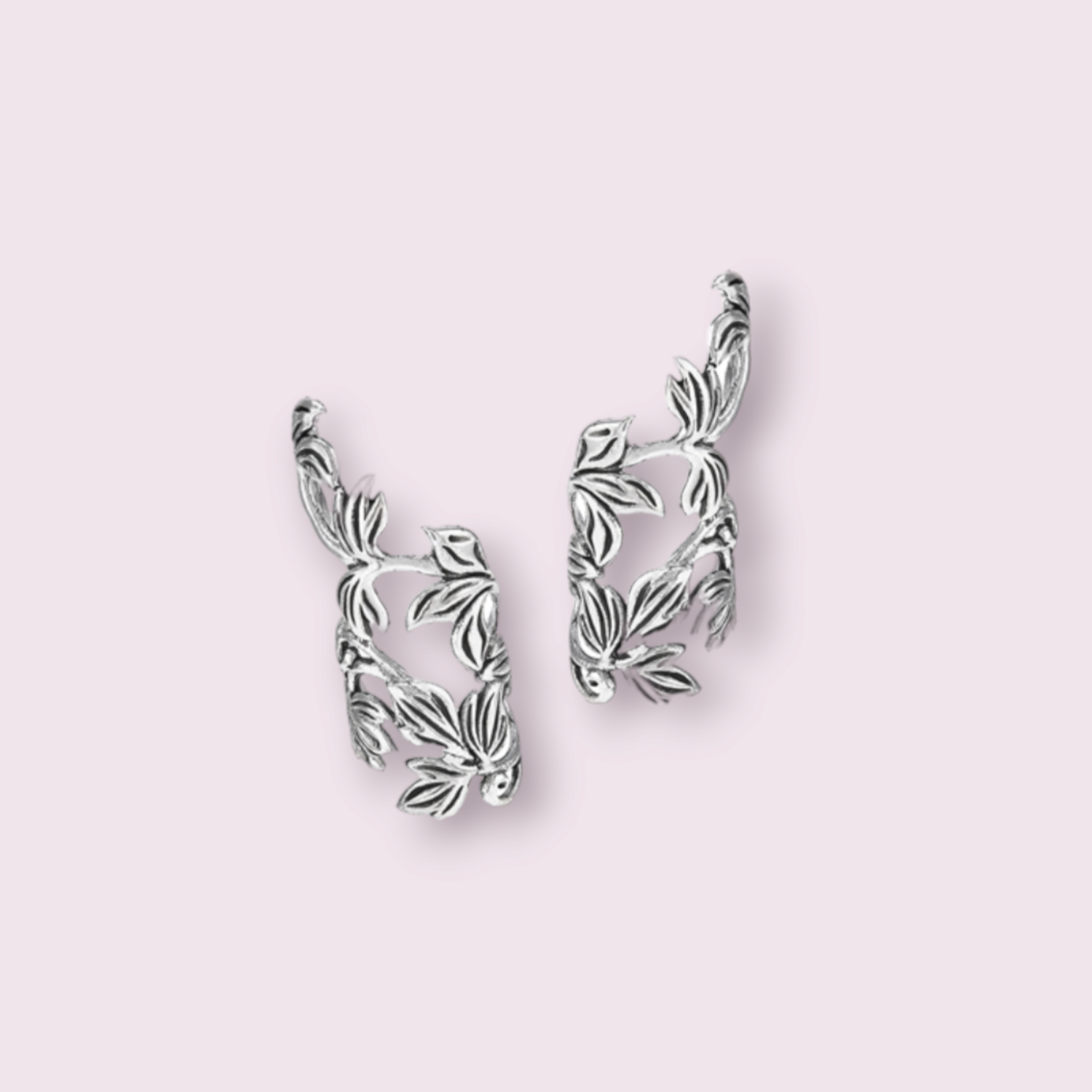 Ornate Climbing Flowers Ear Cuff