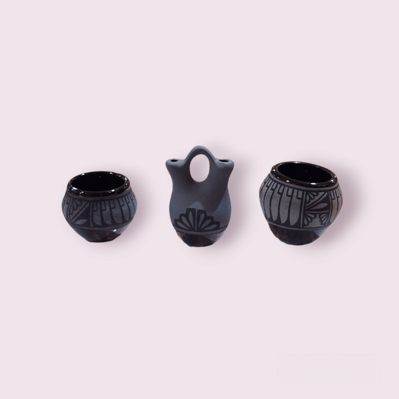 Mini Pottery Three Piece Set | Lawrence Vargas