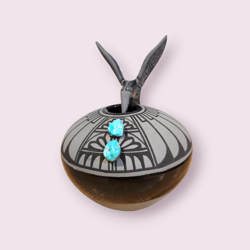 Seed Pot with Hummingbird | Lawrence Vargas