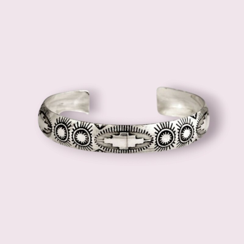Tribal Mesa Silver Bracelet