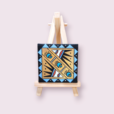 2024 Bear Paws &amp; Eagle Wings | Pablo Mini Canvas on Easel