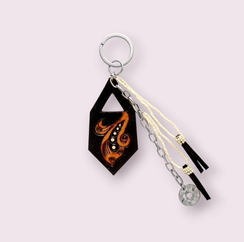 Artisan Elegance IvoryBeard Key Fob