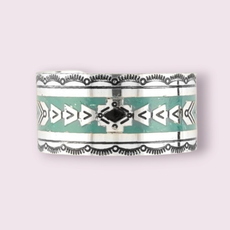 Mesa Heritage Etched Metal Cuff Bracelet