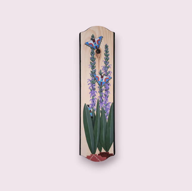 Large Wooden Plaque, name: Butterflies