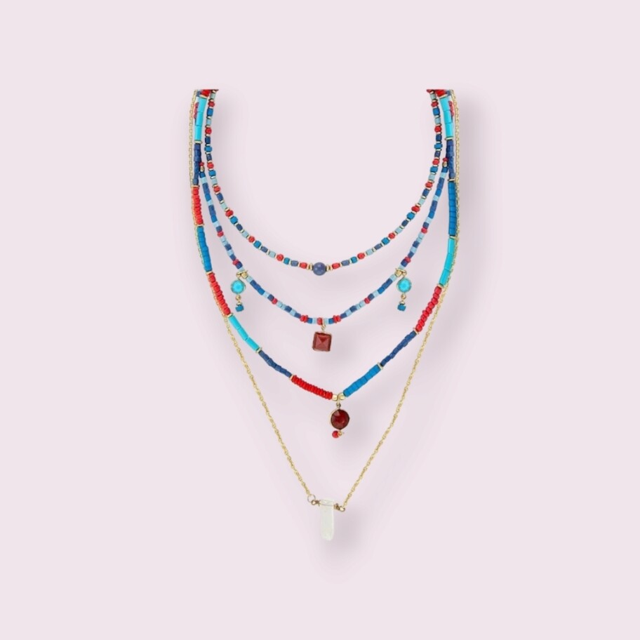Color Delights &amp; Dreams Tiered Necklace