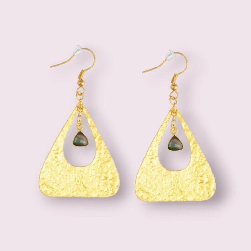 Holly Avenue Labradorite Stone Earrings