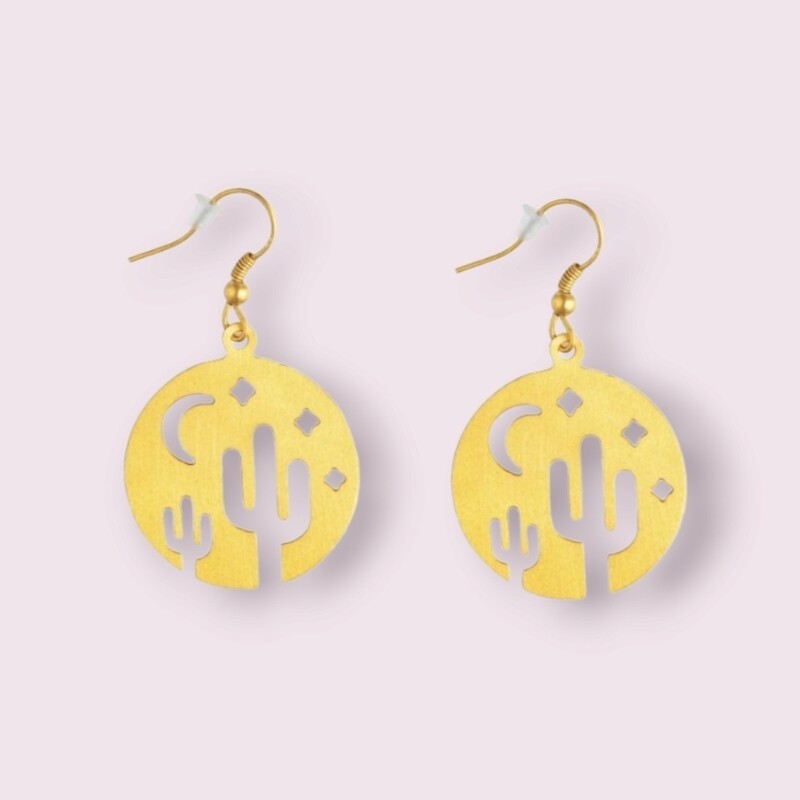 Prairie Cactus Cut Earrings