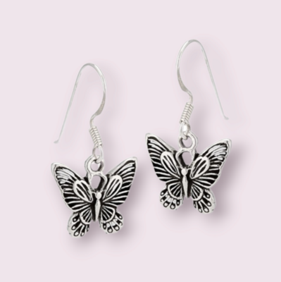 Detailed Butterfly Earrings