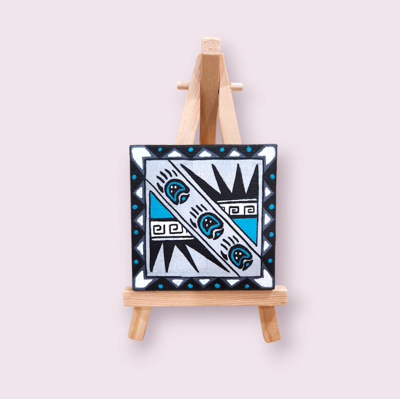 2023 Bear Paws &amp; Eagle Wings | Pablo Mini Canvas on Easel