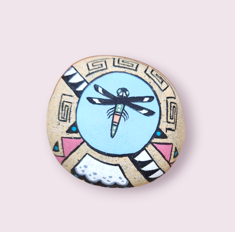 Dragonfly | Pablo Painted Rock