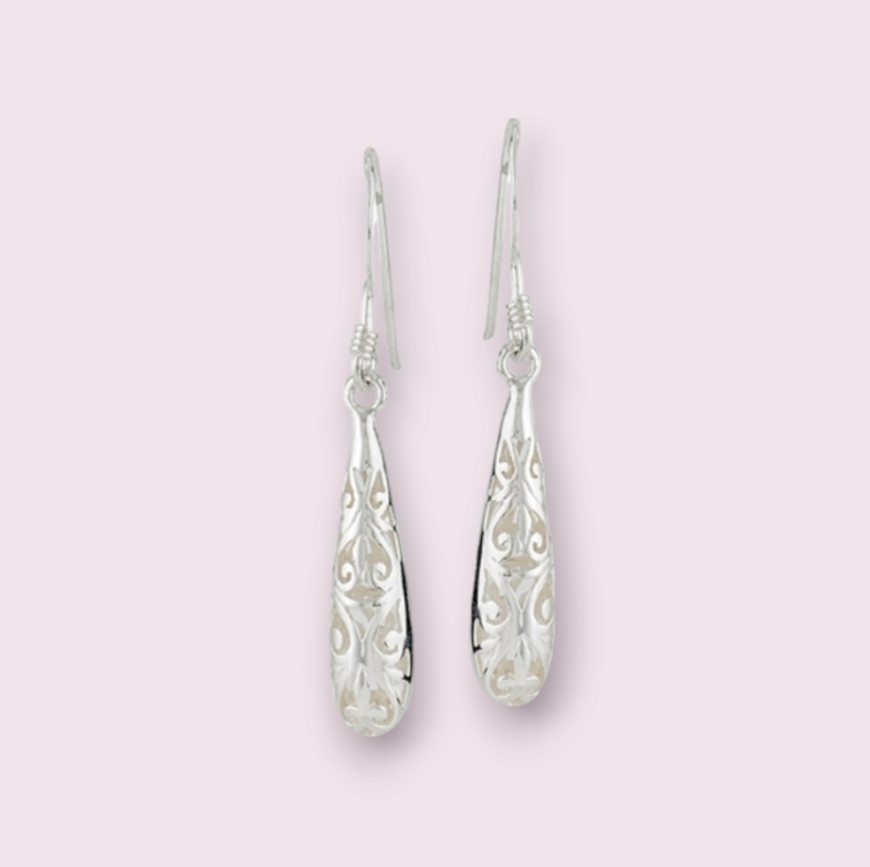Filigree Drop Earrings