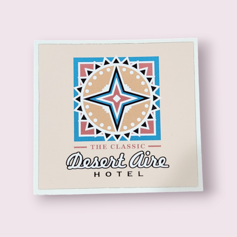 The Classic Desert Aire Hotel Logo Sticker