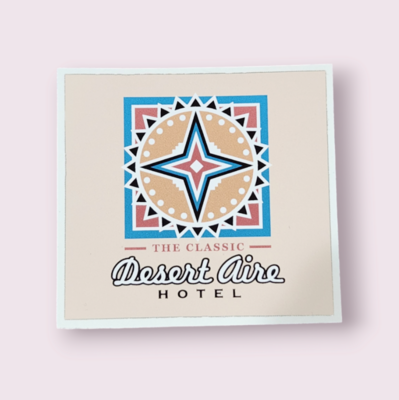 The Classic Desert Aire Hotel Logo Sticker