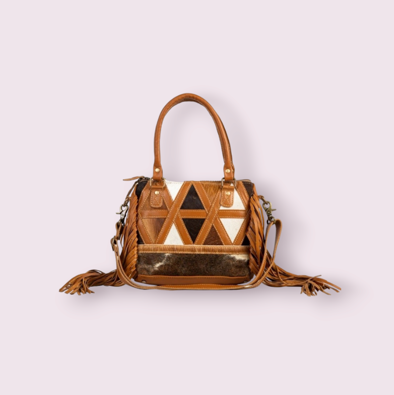 Dakota Plains Hair-on Hide Fringed Concealed-Carry Bag