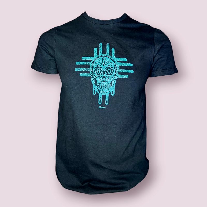 Hola Sugar Skull Zia Tee