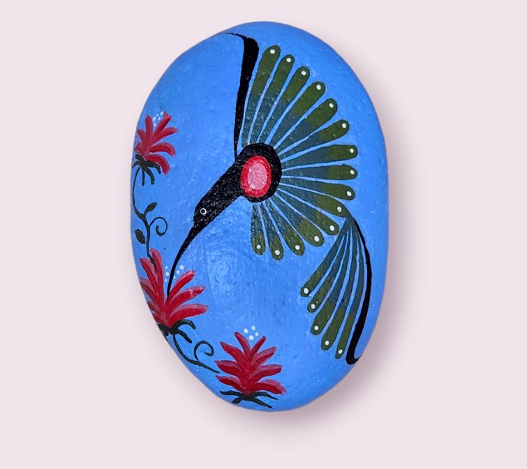 Hummingbird | Pablo Painted Rock
