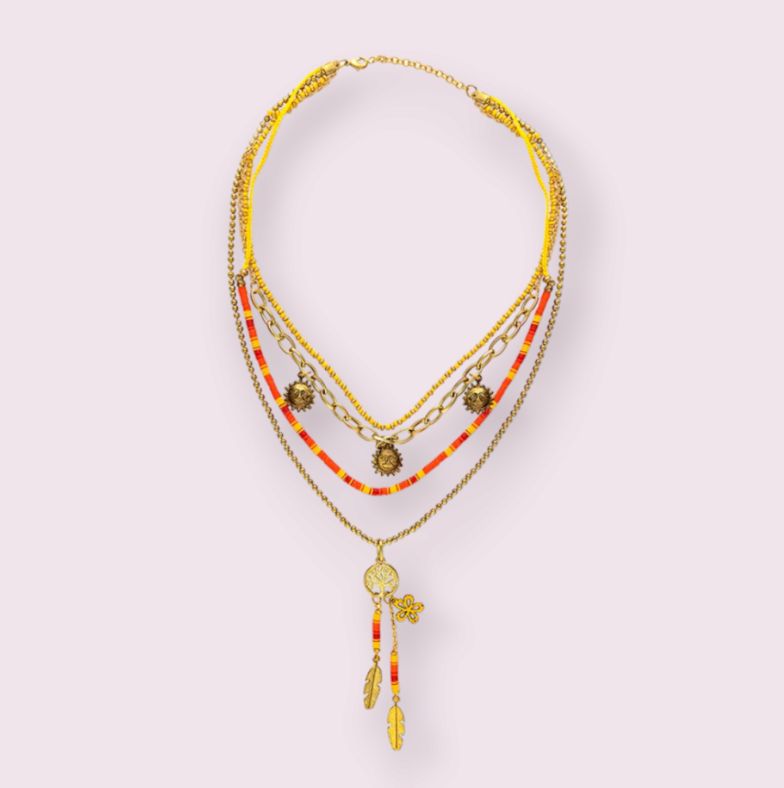 My Sunrise Multistrand Necklace