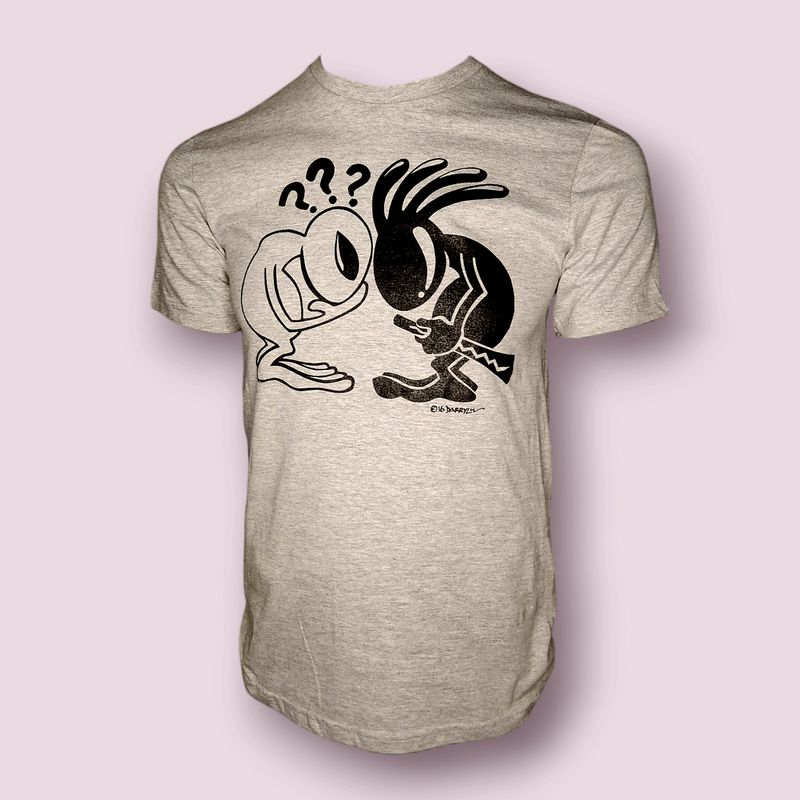 Alien Meets Kokopelli Tee