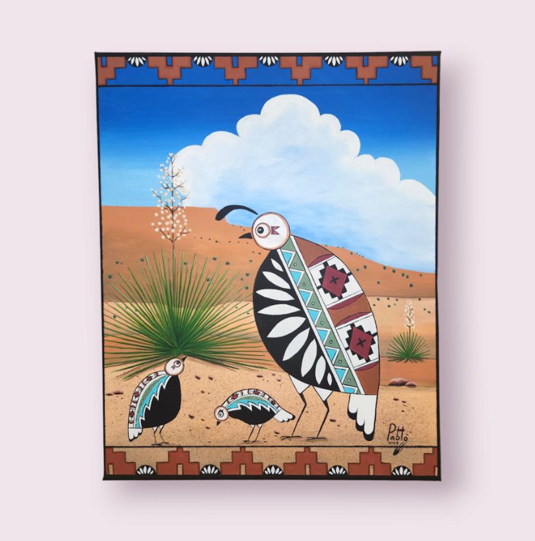 Paul Vesey - Under the Blue Sky Painting