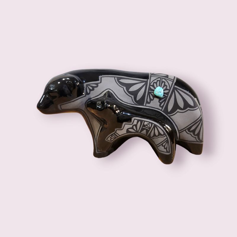 Walking Bear with Cub | Lawrence Vargas