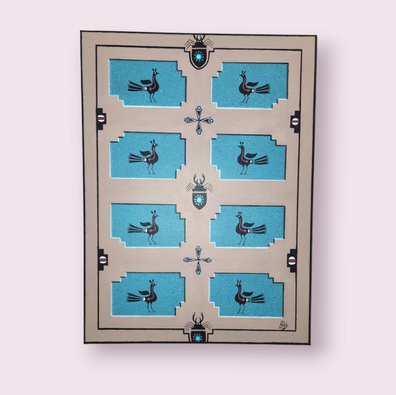 Paul Vesey - Rainbird &amp; Beetle Painting