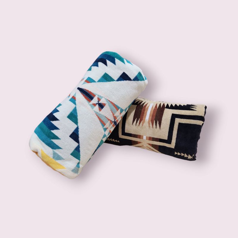 Oversized Jacquard Towel