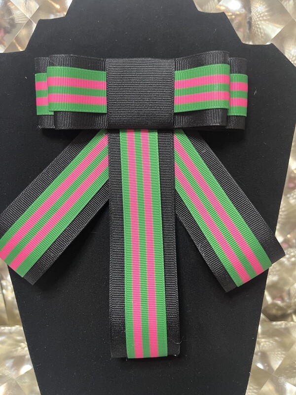 Black, Pink And Green Triple Bolo